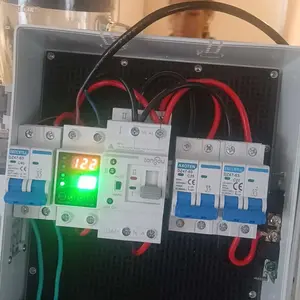 Mini ATS AC Automatic/Manual Transfer Switch Millisecond Switching 2P 4P 63A 110V, ATS Manual Transfer for Uninterruptible Power Supply Home, Dual Auto Power Electrical Selector Switch DIN Rail Mount(G2R 2P 4P 63A AC110V)