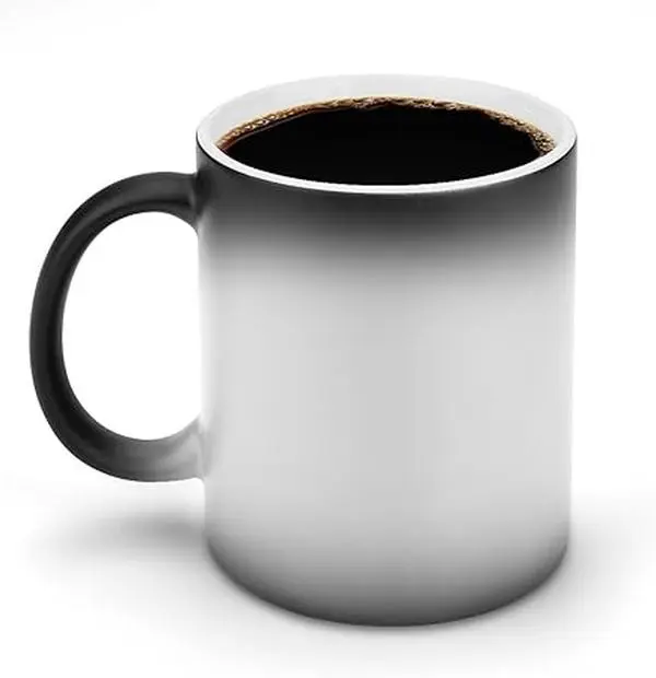 Custom Magic Photo Coffee Cups, Personalized Color Changing Coffee Mug with Picture Text- Heat Sensitive, Tazas Personalizadas Gifts for Men  Women (Ceramic, Color-Changing Mug)