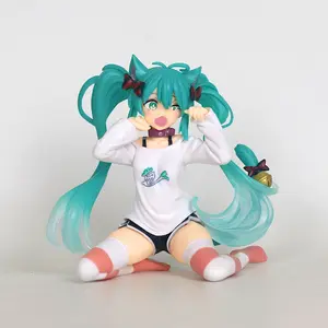 Initial D Cat Ear Short Sleeve Sleepwear, Initial D Figure Action Figurine Car Ornament Model Anime Design Anime Girl Desk Decor Gift, No Choking Hazard