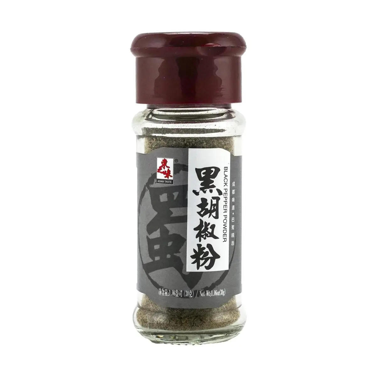 ASIAN TASTE Black Pepper Powder 30g - Premium Ground Spice for Cooking & Seasoning