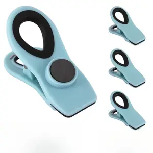 Magnetic Chip Clips Set (4/6/10 Pcs), Multicolor Design, Ideal for Bags & Bread, Versatile Clamps for Refrigerator & Food Storage