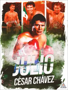 Julio César Chávez Poster Boxing Wall Art Print (18"x24")