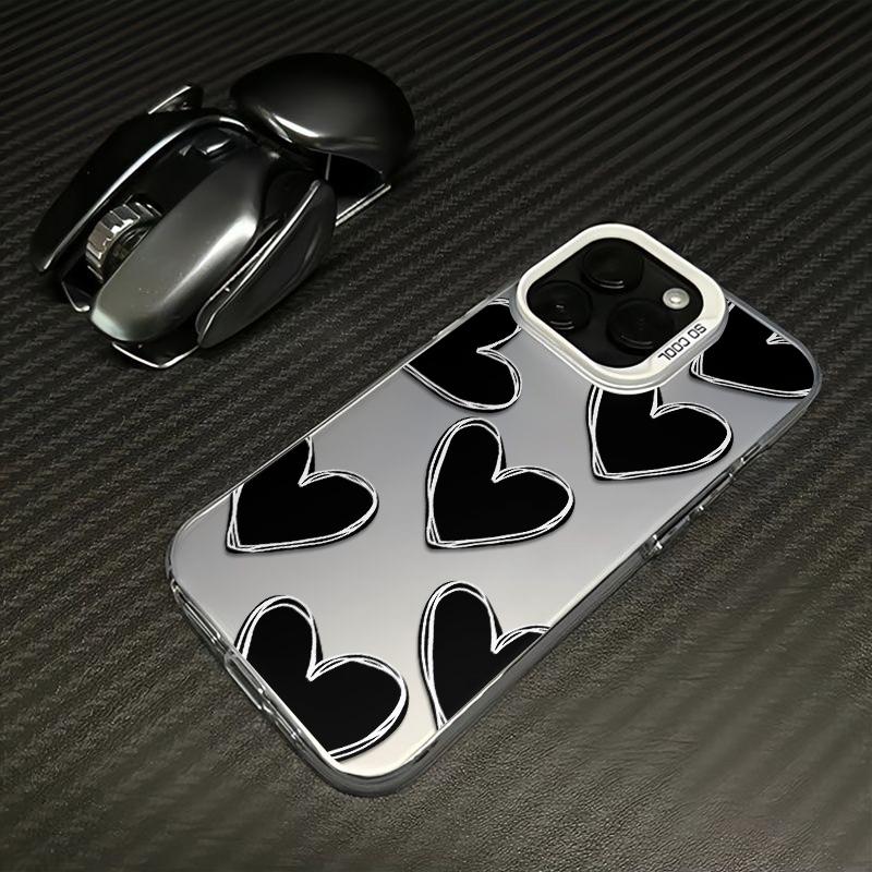 Heart Doodle Artwork Patterns Phone Case Durable Hard Acrylic Back Case With An Anti-Yellowing Coating, Made From High-Quality Designed For Reliable Drop Protection For Your Phone For iPhone 17.16.15.14.13.12.11.X.XS.XSMAX.XR.8.7