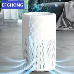 Home Hepa Air Purifier with Scented Sponge, Office Living Room Bedroom Odor Removal, Smoking Aroma Dust Pollen Pet Dander Gift