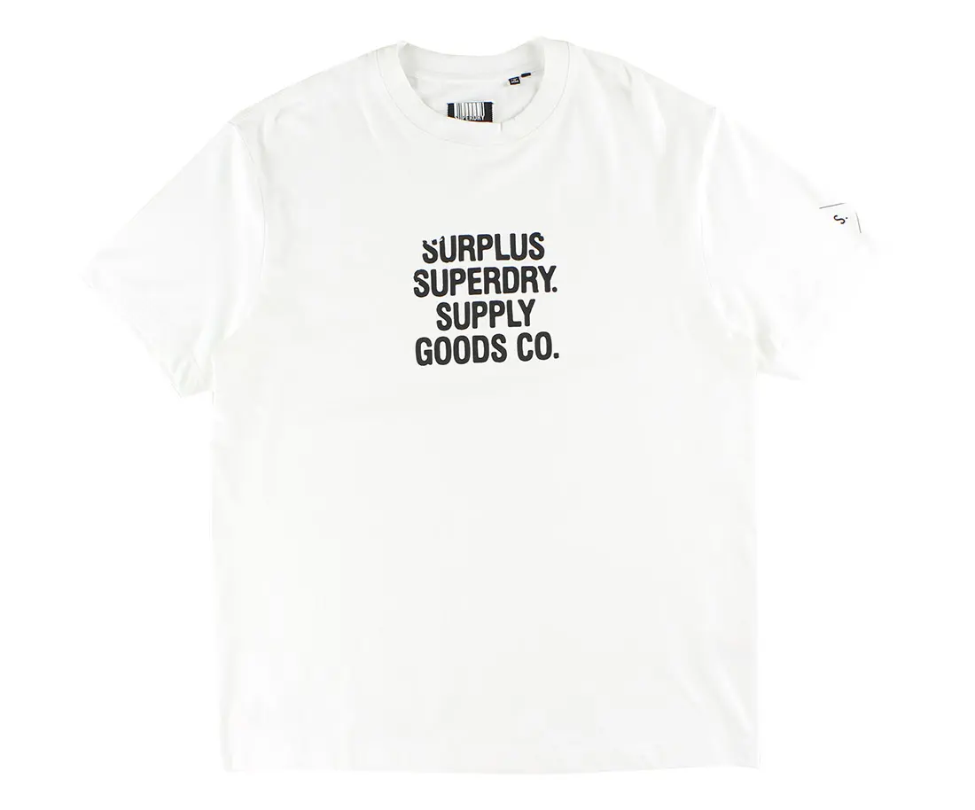 SUPERDRY Energy Surplus Graphic Tee Mens Active Shirts & Tees