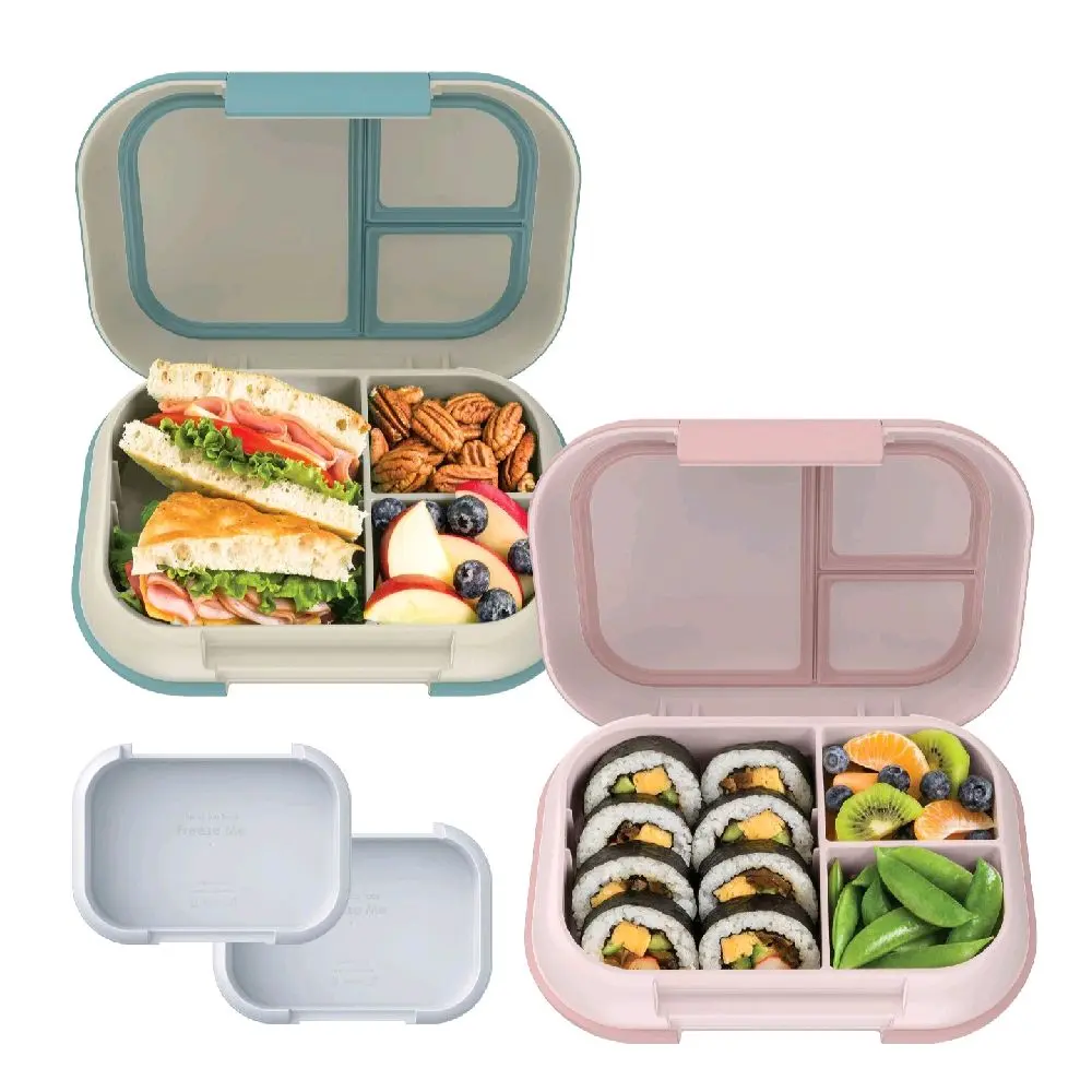 Bentgo Chill 2-Pack Leakproof Lunch Box Set with Ice Packs, BPA-Free, Dishwasher Safe, 5-Cup Capacity for Kids & Adults