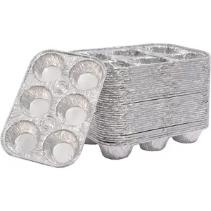 Muffin Pan 6-Cup Cupcake  Pans Favorite Muffin Tin Size for Baking Cupcakes - Standard Size (6-cup-20Pack)