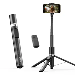 Ultra-Long Selfie Stick Bracket, Selfie Stand, One Hand Operation, Up to 67 Inches, Hidden Phone Grip, 360° Rotation, Bluetooth-compatible Remote Control