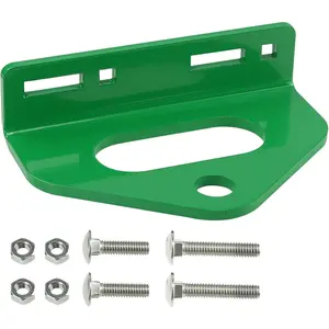 Zero Turn Mower Trailer Tow Hitch 1/4"(6mm) - Heavy Duty Lawn Mower Trailer Hitch 3/4" Hole Center with 2 Types Carriage Bolt Green
