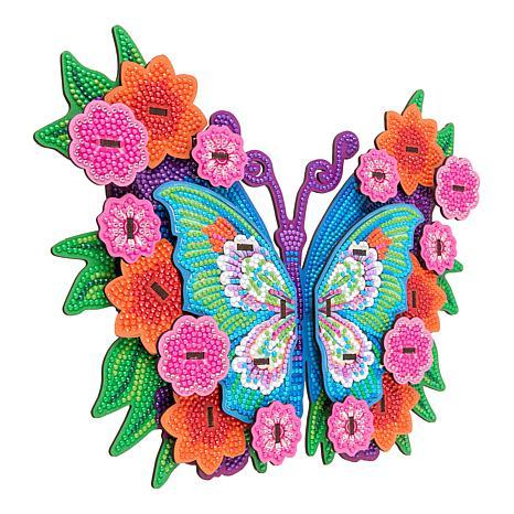 Crafts & Sewing Craft Buddy Crystal Art 3D Butterfly Hanging Decoration Kit