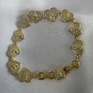 virgen de Guadalupe heart bracelet