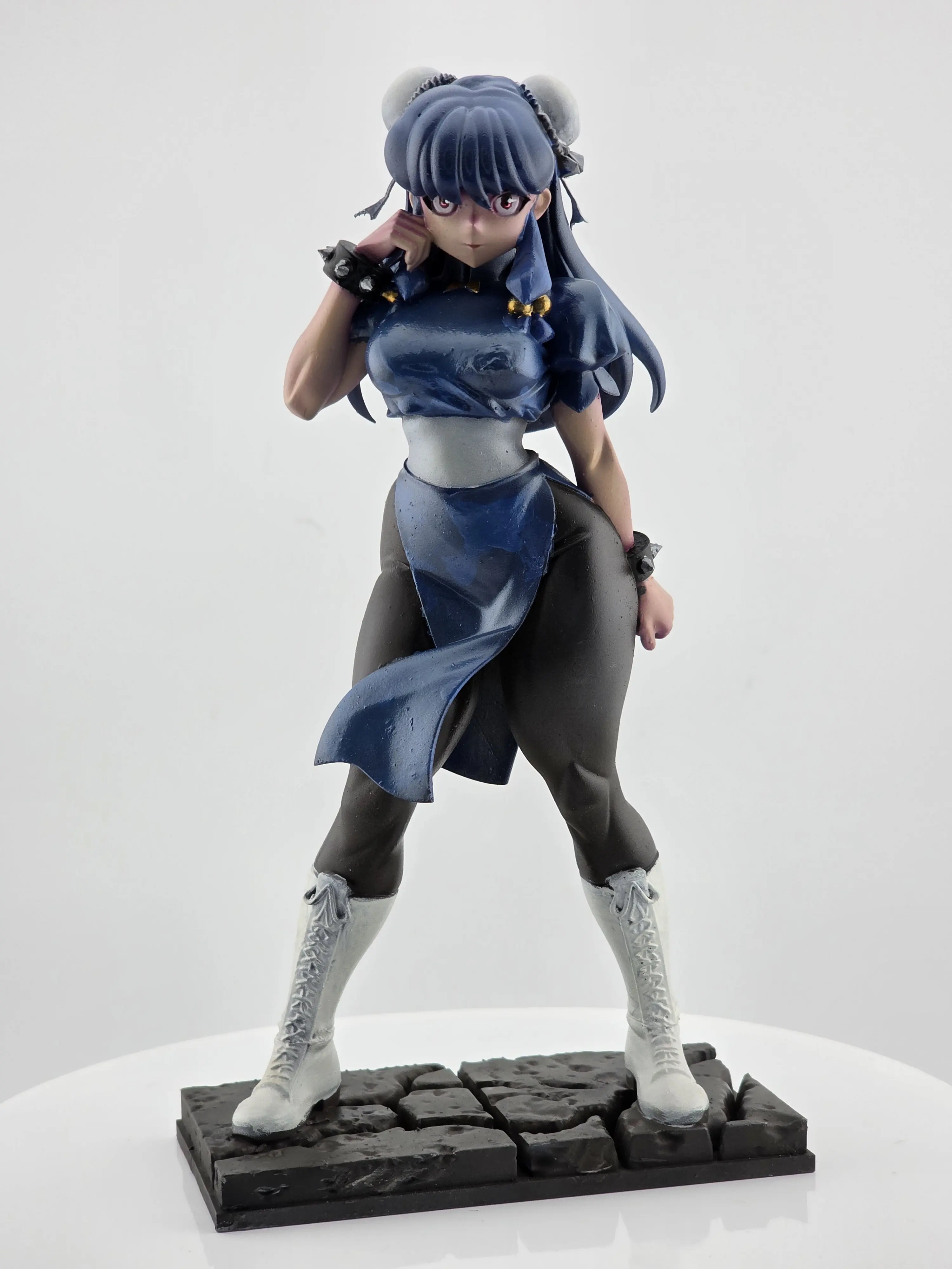 Shampoo x Chun-Li Custom Artisan Sculpted Hand Painted Figurine
