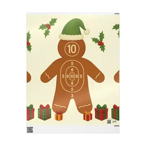 Gingerbread Man Target Gift Wrap