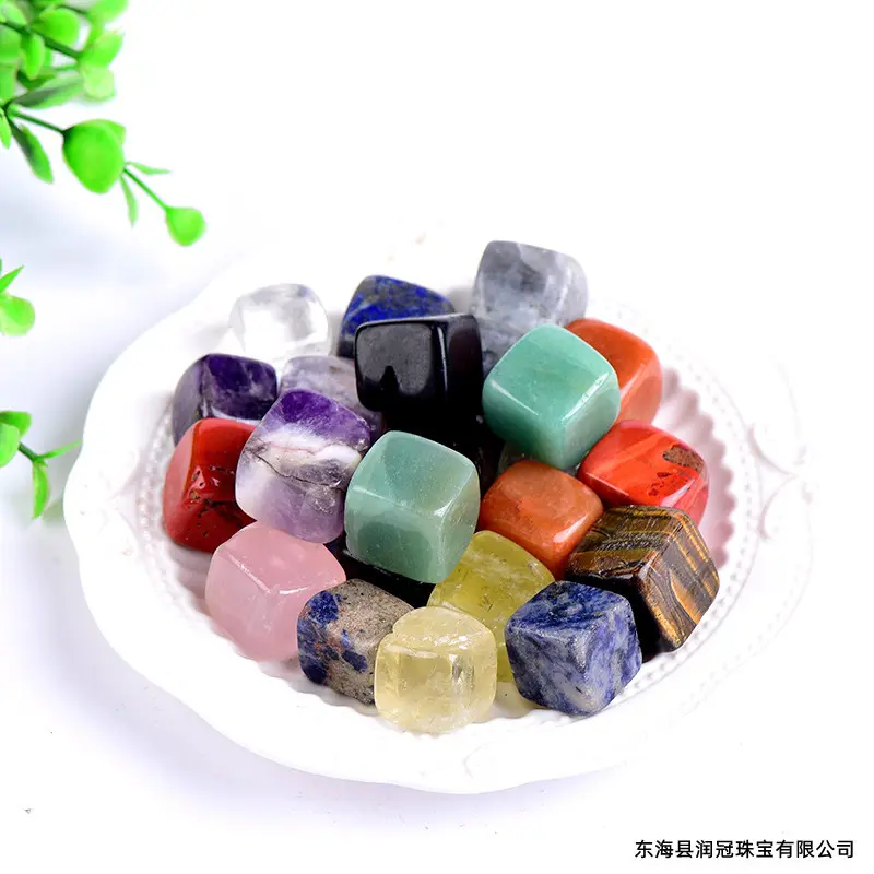 Natural White Geometric Crystal Cube - Hand-Polished, Ethically Mined Aromatherapy Diffuser Stone for Essential Oils, Spiritual Gifts, Home Decor, Elevate Your Space