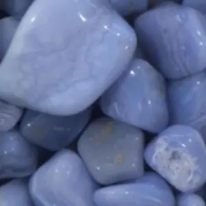 Blue Chalcedony Tumbled