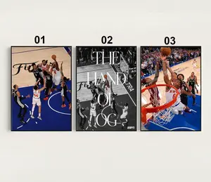 OG Anunoby With The Putback Poster, Vintage Sports Basketball Print ( Unframed-Print Only )