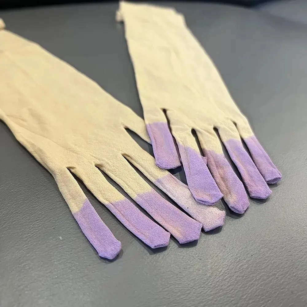 Anime Alien Stage Luca Luka Cosplay Glove Unisex Purple Finger Gloves Masquerade Halloween Costume Prop