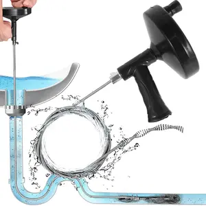 2025 NEW Plumbing Drain Auger Manual Drain Clog Remover with 23Ft/9.8Ft Flexible Wire Rope Reusable Drain Cleaner with Non-slip Handle for Bathroom Kitchen Bathtub Shower Sink