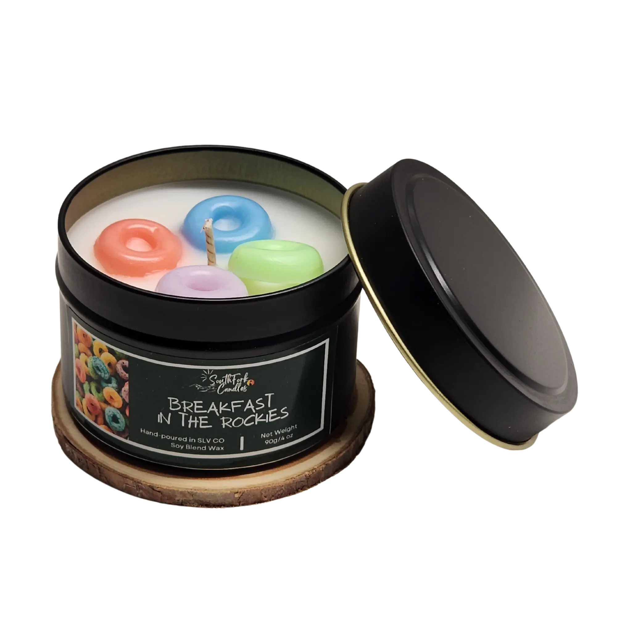 Breakfast in the Rockies - Fruit Loops Scented Candle with 90g of wax