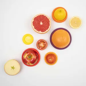 Ultimate Freshness Set: 5 Food Huggers, 5 Sizes