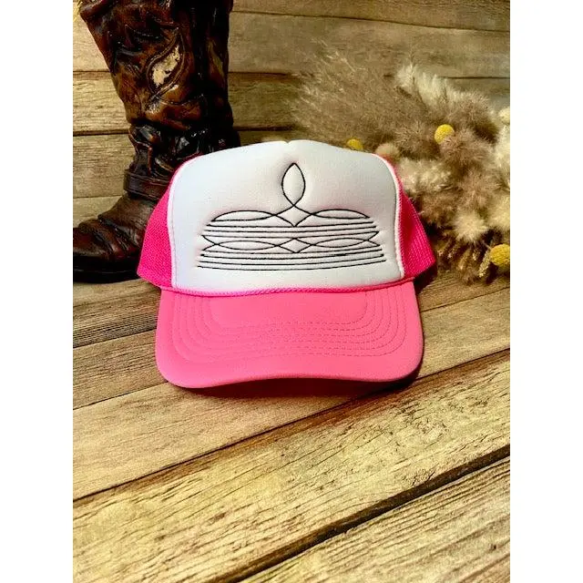 Boot Stitch Trucker Hat