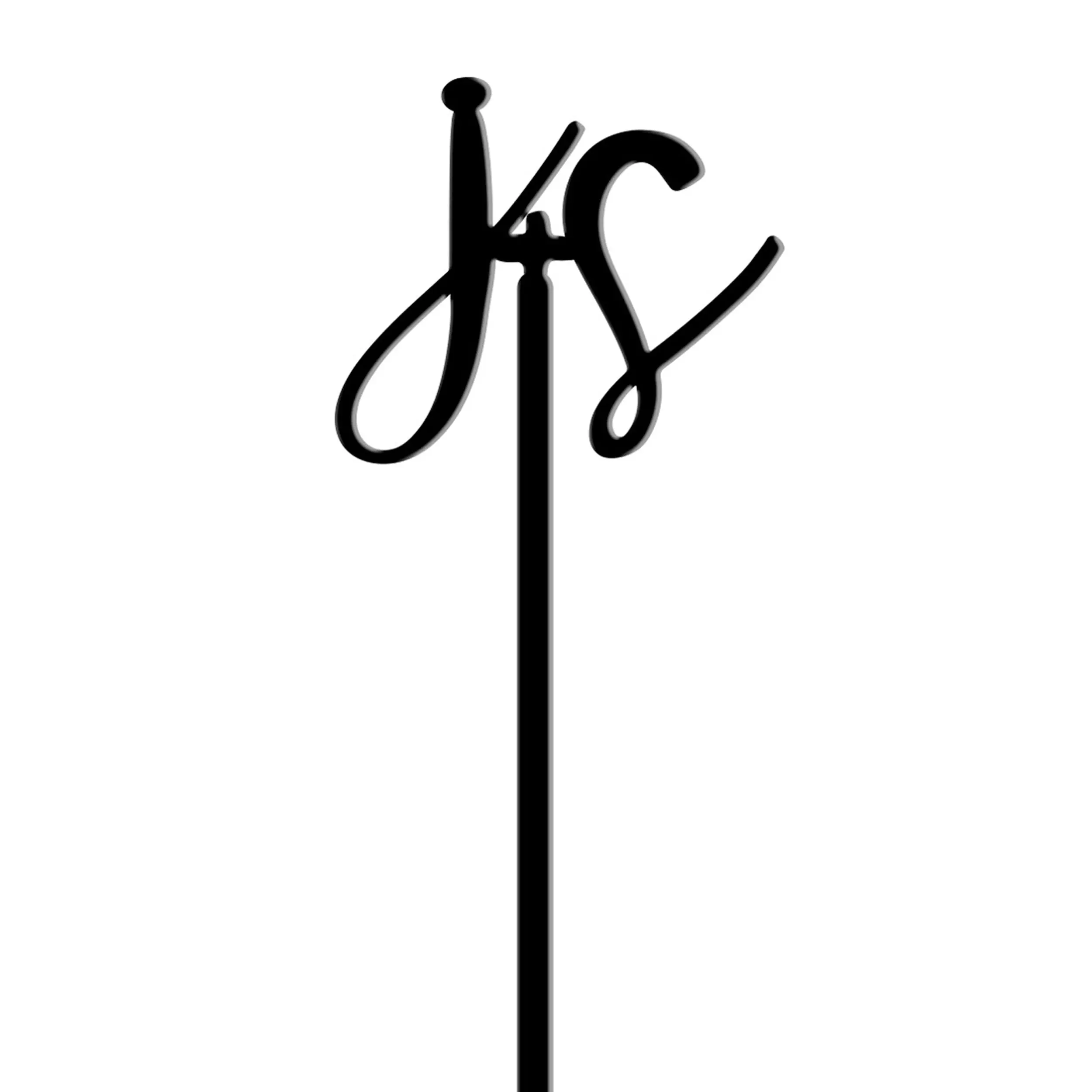 Personalized Couples Monogram Drink Stirrer, Pack of 12