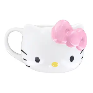 Hello Kitty Pink Bow 20 Ounce Ceramic Molded Mug