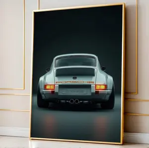 [SALE UP TO 50% + FREE SHIP] Porsche 911 Vintage Car Poster Retro Automotive Art