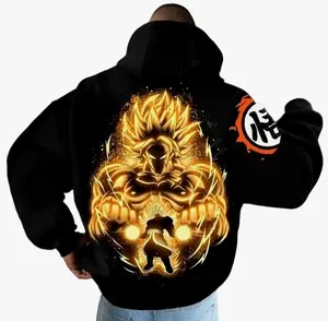 Dragon Ball Brolyy Unisex Anime Back Print Hoodie, Anime Color Shirt, 2024 Sweatshirt Menswear Top, Anime Lover Gift, Trendy Best Gift