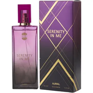 Ajmal Serenity In Me Women's EDP Floral Natural Fragrance - 3.4 fl oz Full-Size Elegant Perfume, Natural Rose Aroma, Cardamom Base, New Packaging