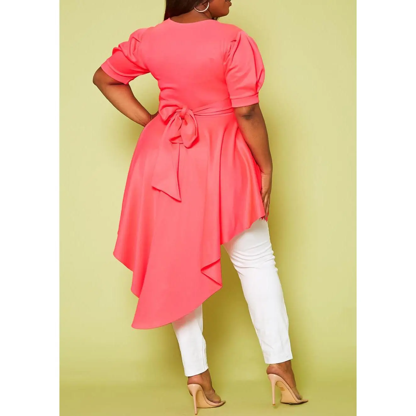 large disc sequin dress Fitted Long Halter Slit by Ladivine CDS497 flowy cotton dress Sleeve Lining:Add Sleeve Lining A-line Satin Straps Hunter a size medium fits