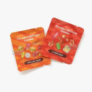 BBQ Grill Fillable Keychain Charms Blind Booster Packs