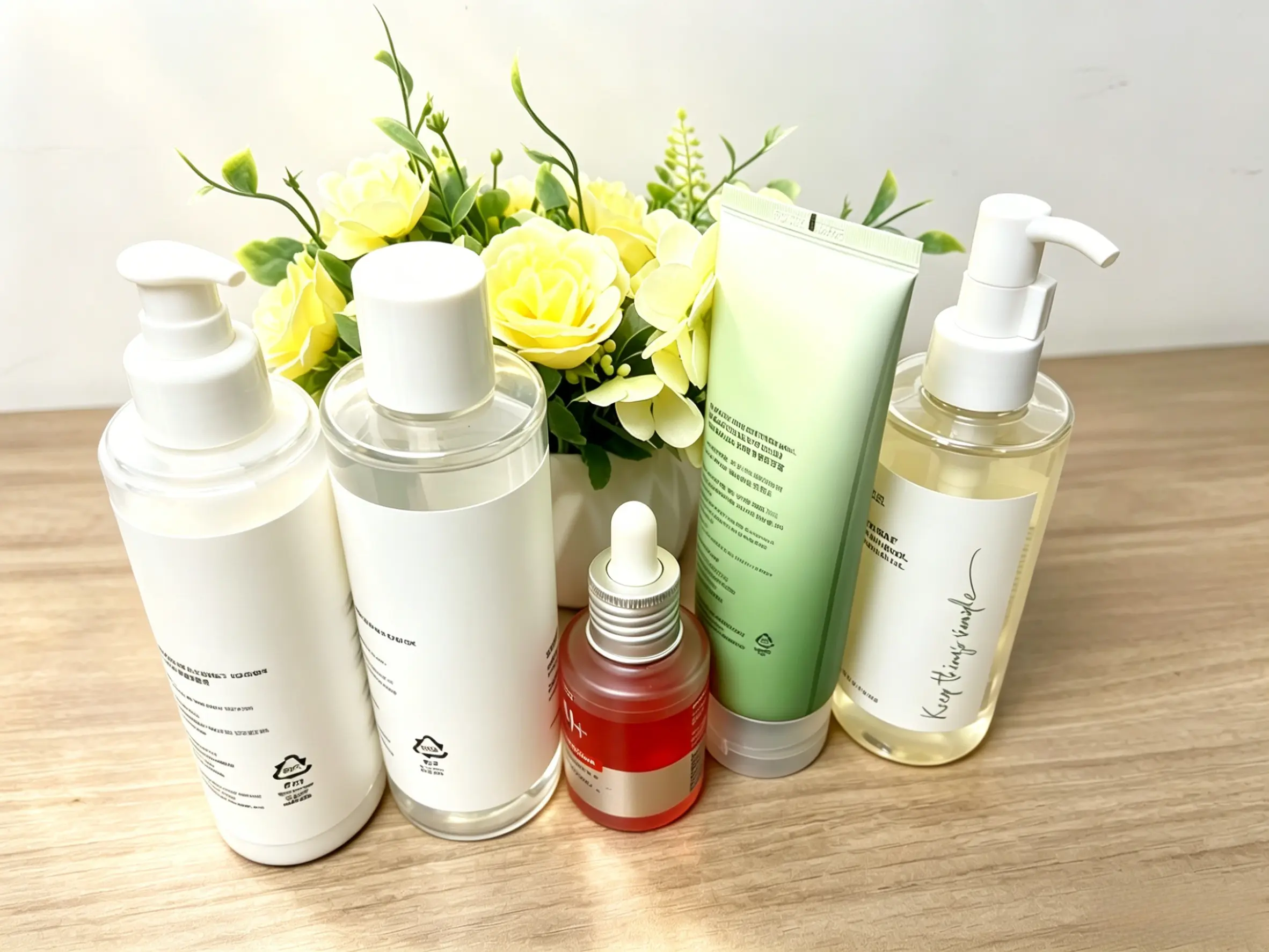 5-Piece Ultimate Skincare Routine (OilCleanser + Cleansing Foam + Toner +Discoloration Serum + Calming Moisturizer)  2