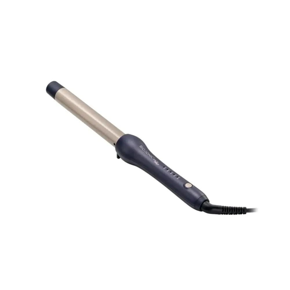 BIO IONIC Gold Pro 1-in Curling Wand, Clipless Curler with Moisturizing Heat & Ceramic Mineral Complex, Adjustable Temp & Auto-Shutoff