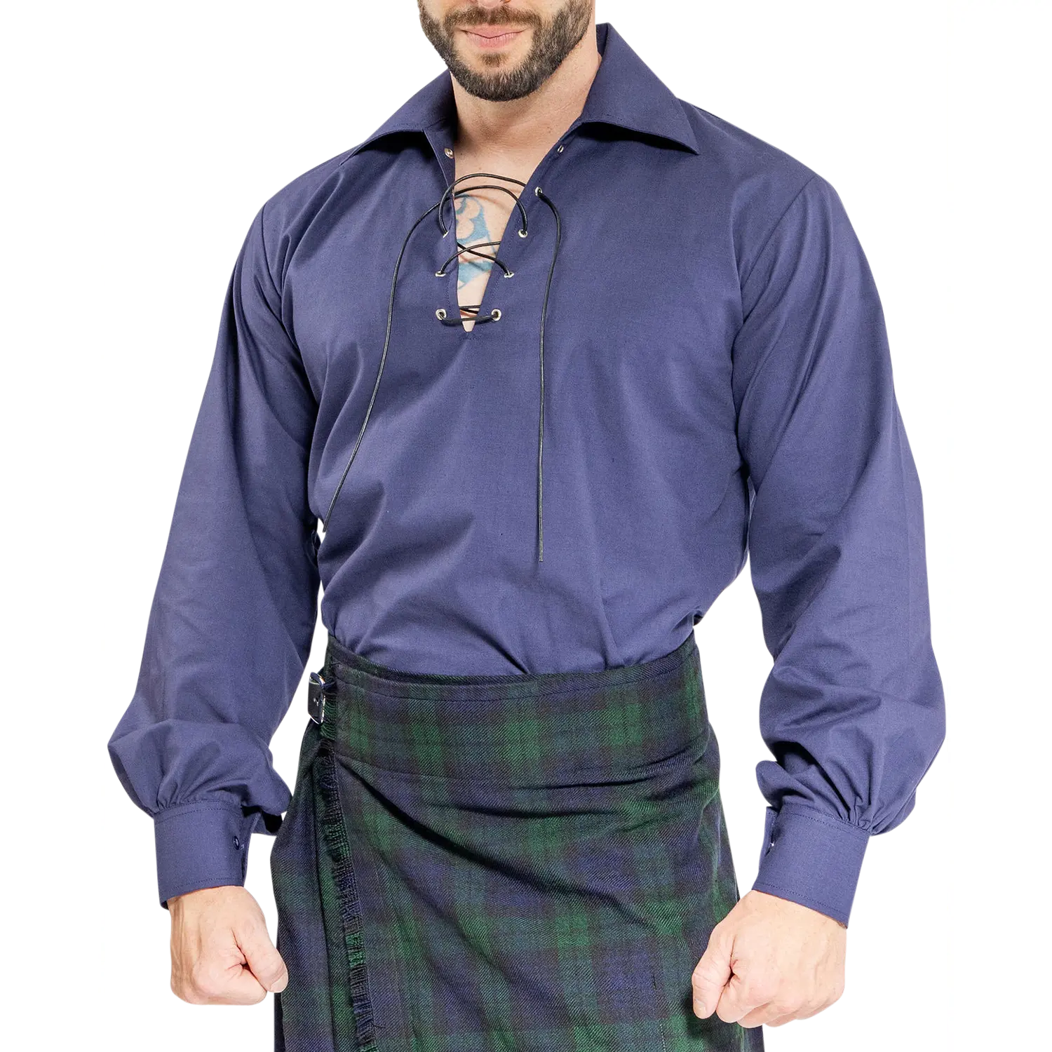 Jacobite Shirt - Navy Blue