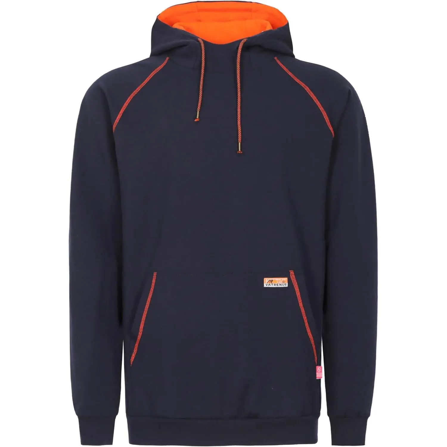 VATRENUS FR Hoodies for Men 7.5oz Cotton Camo Two-Tone Flame Resistant Pre-Washed Fire Retardant Welding Sweatshirt