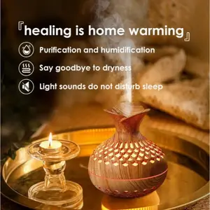 1 PC Flower humidifier Home Silent Bedroom Automatic Spray, Colorful Atmosphere Light, Essential Oil Addition, Aromatherapy Humidifier, Remote Control Mist Maker, Noiseless Humidifier
