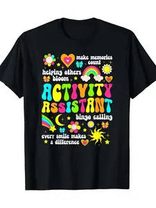 Best Choice for an Activity Assistant: Groovy Activities Assistant T-Shirt for Men And Women