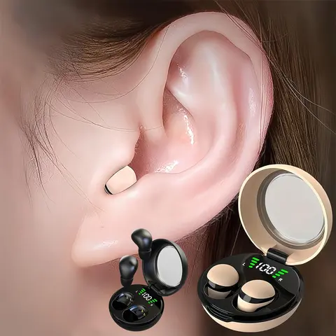 Wireless Earphone, Electronic Earphones, 1 Count In-ear Design Earbuds with LED Charging Case, Sweat-resistant Headphones with Mic for Sports, Work, Travel, Audio