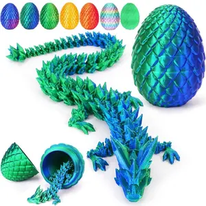 Mystery Fidget Dragon – 3D Printed Collectible Toy | Surprise Dragon Inside!