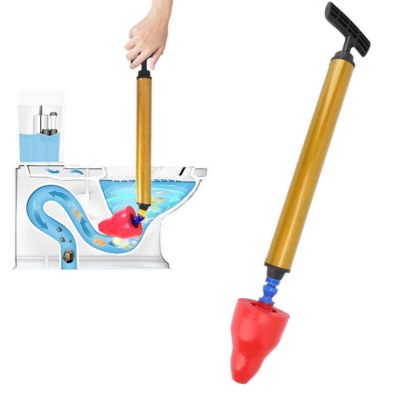 High Pressure Toilet Plunger, Toilet Unclogger Air Drain Blaster, Drain Plumb Plunger Gun, Heavy Duty Plunger for Bathroom and Plumbing Clogs
