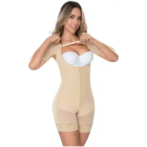 Post Surgery Liposuction Compression Garment with Sleeves MYD 0164