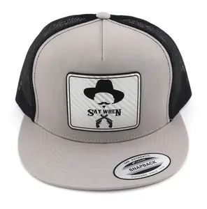 Doc Holiday Say When Hat Silver/Black Classic Western Design for Cowboy Cowgirl Outfits Silver Black Color Scheme