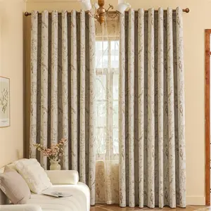 Modern Simple Blackout Curtain, Boho Style Drapes, Home Kitchen Decor, Full Light Block, Contemporary Design, Essential Home Furnishings
