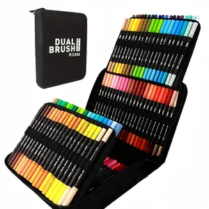 80 Color Dual Tip Art Markers Set, Vibrant Colors, Anti-Fading, Quick Dry, Ideal for Sketching and Card Making, Perfect Holiday Gift, Art Supplies