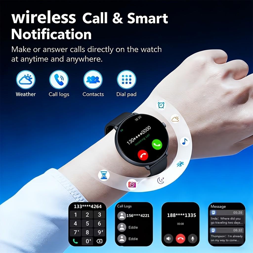 Wireless Smart Watch for Men, 1.83 Inch Full Touch Screen, Activity ...