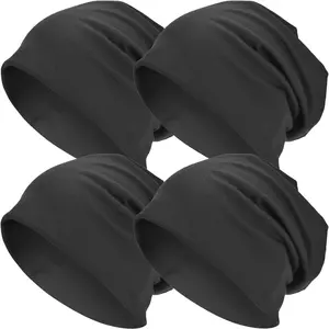 Lightweight Slouchy Beanie for Men Women, Oversize Thin Cotton Skull Cap Chemo Cap Night Sleeping Hat for All Seasons