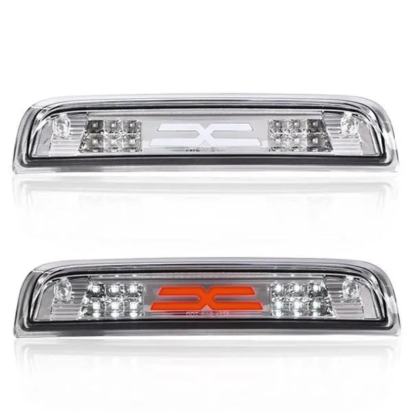 Fit For 14-18 Chevy Silverado GMC Sierra Clear LED Third Brake Light Cargo Lamp