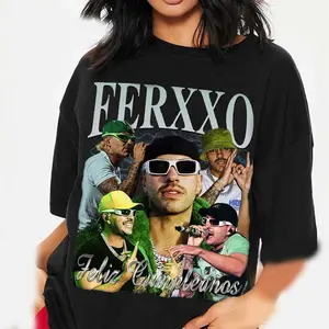Feid Ferxxo Vintage Homage Graphic Merch Unisex T-Shirt HD151013