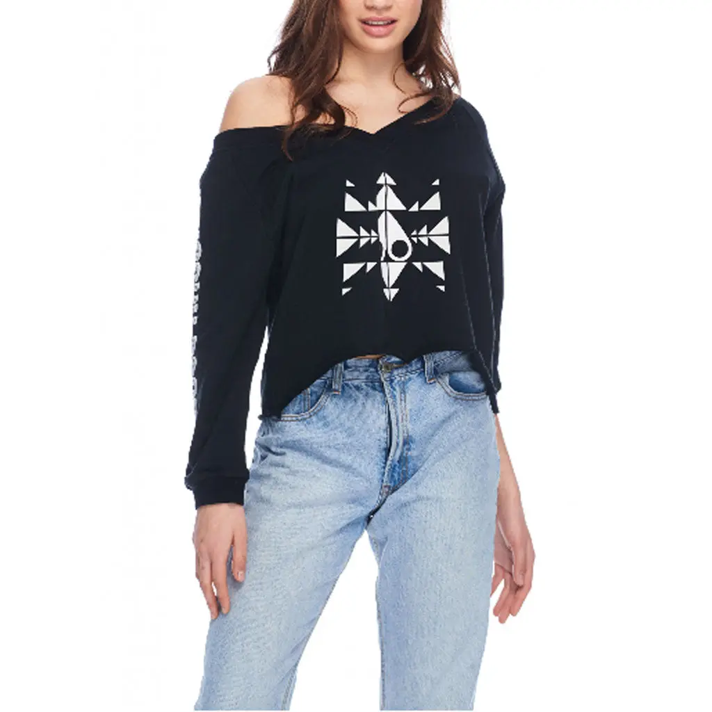 MOOSE KNUCKLES TRIPPY LOGO PULLOVER WOMENS APPAREL